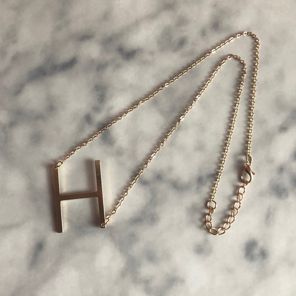 “H” Initial Pendant